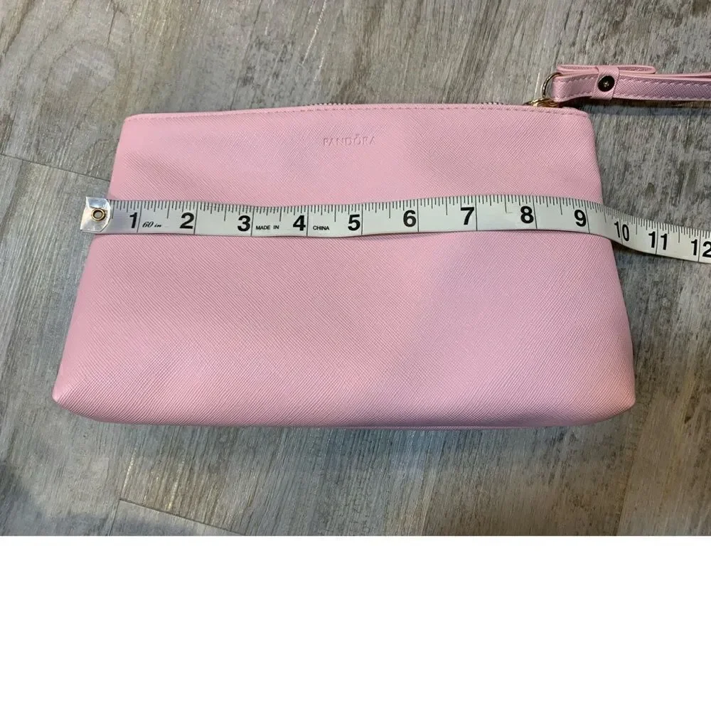 New PANDORA 10x6 Makeup bag Cosmetic Pouch   (Pale Rose)